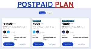 jio fiber POSTPAID PLAN