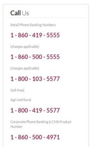 axis bank credit card toll free number