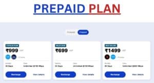 jio fiber PREPAID PLAN